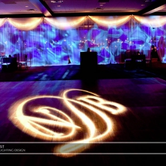 Wedding led uplighting at Brackett's Crossing 7