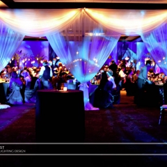 Wedding led uplighting at Brackett's Crossing 8