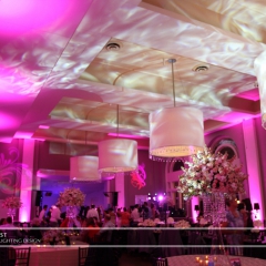 Minneapolis Wedding led uplighting at Calhoun Beach Club 21