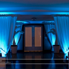 Minneapolis wedding led uplighting at Calhoun Beach Club 1