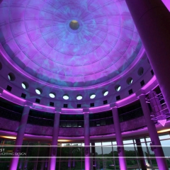 Wedding led uplighting at Carlson Rotunda 4