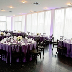 Wedding led uplighting at Chambers 5