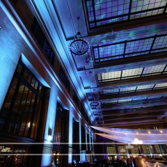 Wedding led uplighting at Christos Union Depot 3