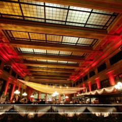 Wedding led uplighting at Christos Union Depot 6