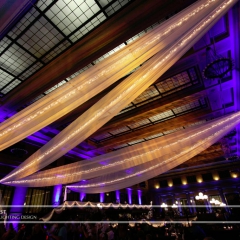 Wedding led uplighting at Christos Union Depot 7