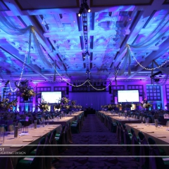 Event lighting at Minneapolis Convention Center