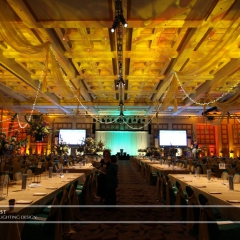 Event lighting at Minneapolis Convention Center