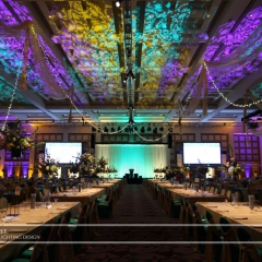 Event lighting at Minneapolis Convention Center