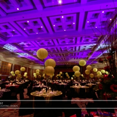 Event lighting at Minneapolis Convention Center