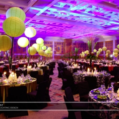 Event lighting at Minneapolis Convention Center