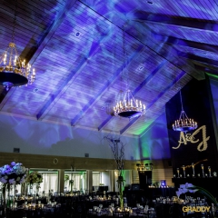 Wedding Uplighting at Dellwood Hills 13