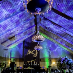 Wedding Uplighting at Dellwood Hills 14