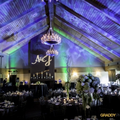 Wedding Uplighting at Dellwood Hills 16