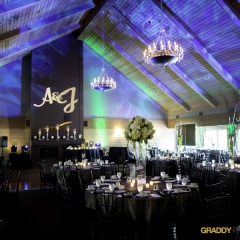 Wedding Uplighting at Dellwood Hills 18