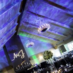 Wedding Uplighting at Dellwood Hills 19