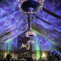 Wedding Uplighting at Dellwood Hills 2