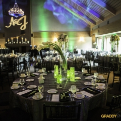 Wedding Uplighting at Dellwood Hills 31