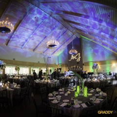 Wedding Uplighting at Dellwood Hills 6