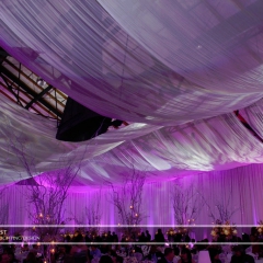 Wedding led uplighting at Depot Minneapolis