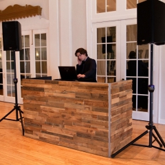 4 DJ Booth - 3D Reclaimed Wood 2