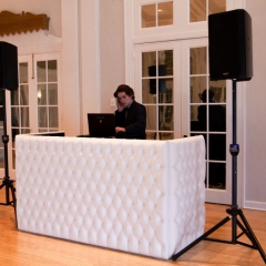 1 DJ booth White Tufted 2