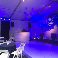 tent tufted white dj booth 2