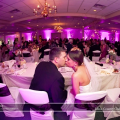 Wedding led uplighting at Edina Country Club 4