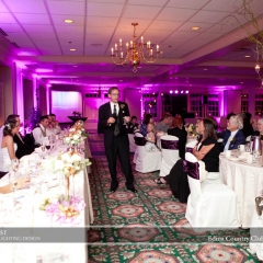 Wedding led uplighting at Edina Country Club 5