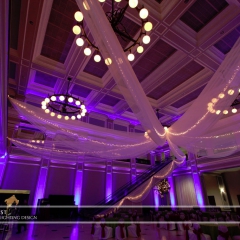 Wedding led uplighting at Great Hall 21