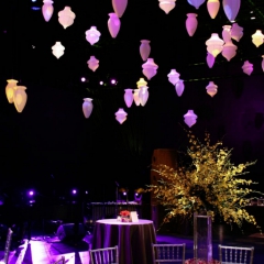 Wedding led uplighting at Guthrie  11