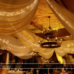 Wedding led uplighting at Interlachen  6