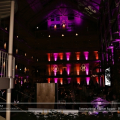 Wedding led uplighting at International Market Square 14