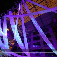 Wedding led uplighting at International Market Square 6