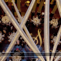 Wedding led uplighting at Landmark Center 11