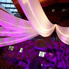 Wedding led uplighting at McNamara 4