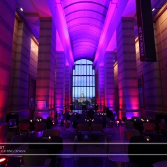 Wedding led uplighting at MN History Center 11