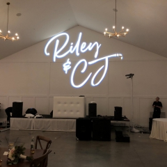 Long throw monogram projection - Not Instant Request DJ Booth