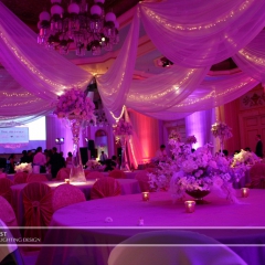 Wedding led uplighting at St Paul Hotel 14