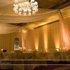 Wedding led uplighting at St Paul Hotel 17