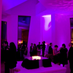 Wedding led uplighting at Weisman 4