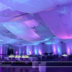 Wedding led uplighting at Westin 2