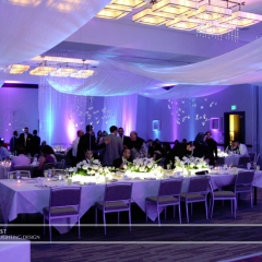 Wedding led uplighting at Westin 3