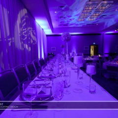 Wedding led uplighting at Westin 7