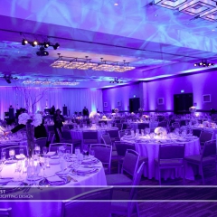 Wedding led uplighting at Westin 8