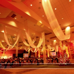 Wedding led uplighting at Xcel Energy Center 5