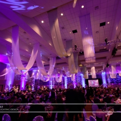 Wedding led uplighting at Xcel Energy Center 7