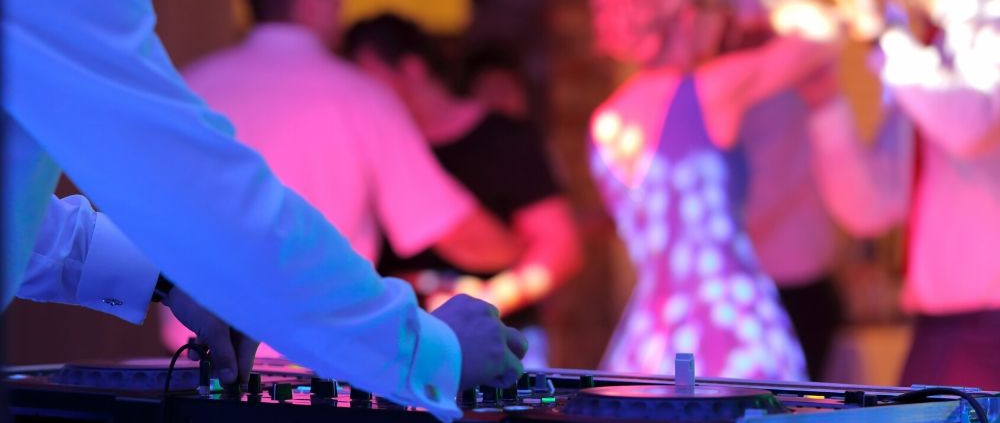 DJ Playing at a Wedding